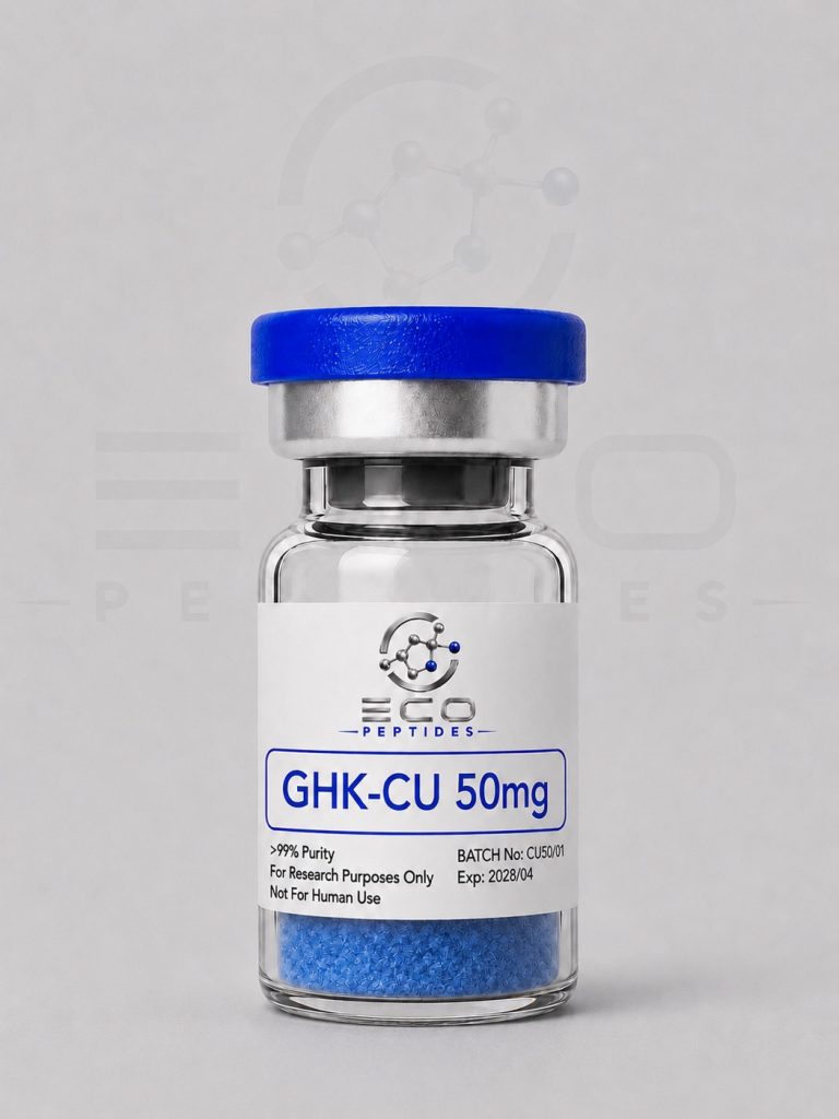 Eco Peptides GHK-Cu 50mg – Research Peptide vial