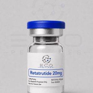 Eco Peptides Retatrutide 20mg – Research Peptide vial