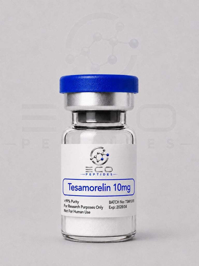 Eco Peptides Tesamorelin 10mg – Research Peptide vial